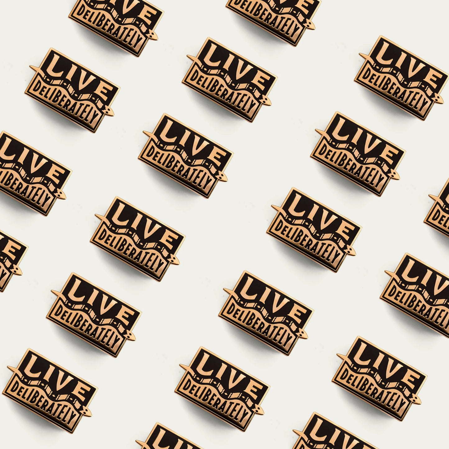 Live Deliberately | Enamel Pin